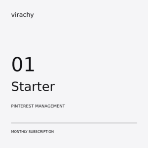 Starter Pinterest management package